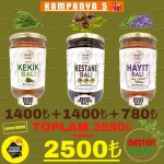 Baştan Yöresel Kampanya 5 - Kekik, Kestane ve Hayıt Balı Paketi ürün görüntüsü
