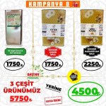 Baştan Yöresel Kampanya 8 - 5lt Zeytinyağı, 5kg Çiçek Balı ve 5kg Karakovan Balı Paketi ürün görüntüsü