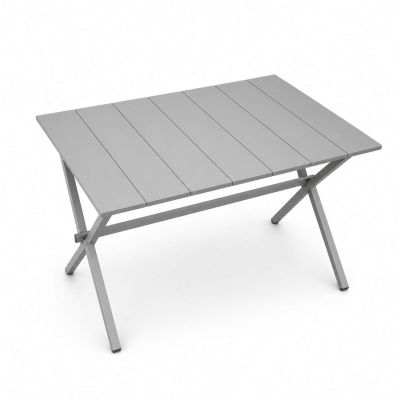 KampAVM 4 Kişilik Çelik Tablalı Katlanır Kamp ve Piknik Masası 77 × 54 cm – Taşıma Çantalı