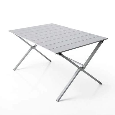 6 Kişilik Çelik Tablalı Katlanır Kamp ve Piknik Masası 110 × 72 cm – Taşıma Çantalı